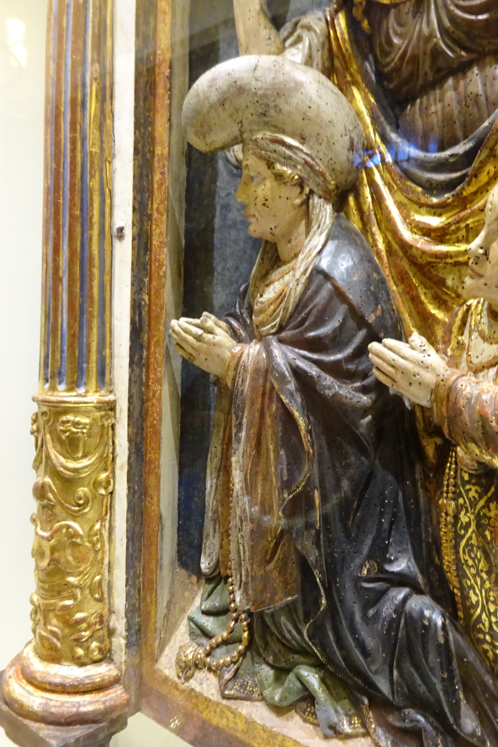 Detail of the 16th-century retable at St Mary of the Assumption in Markina-Xemein (Bizkaia)